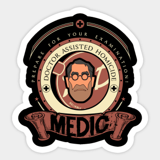 Medic - Red Team Sticker